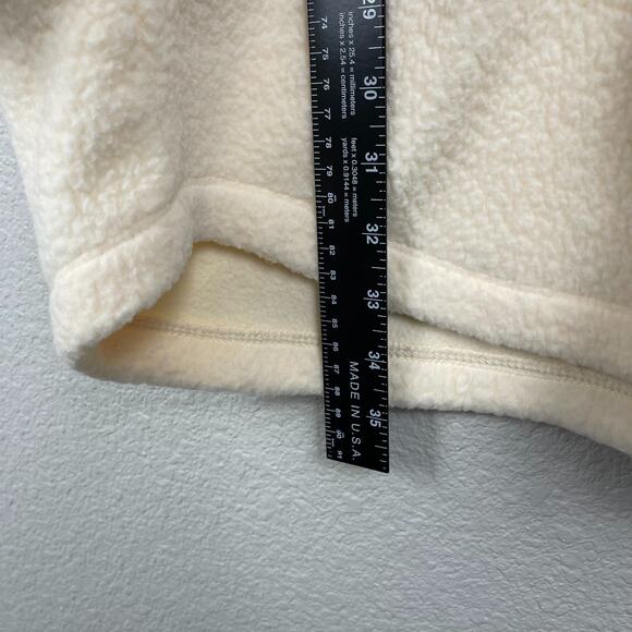 Rhone Aloft Fleece Full Zip Hoodie Cream Size XXL Soft Relaxed Fit NEW - Picture 10 of 11